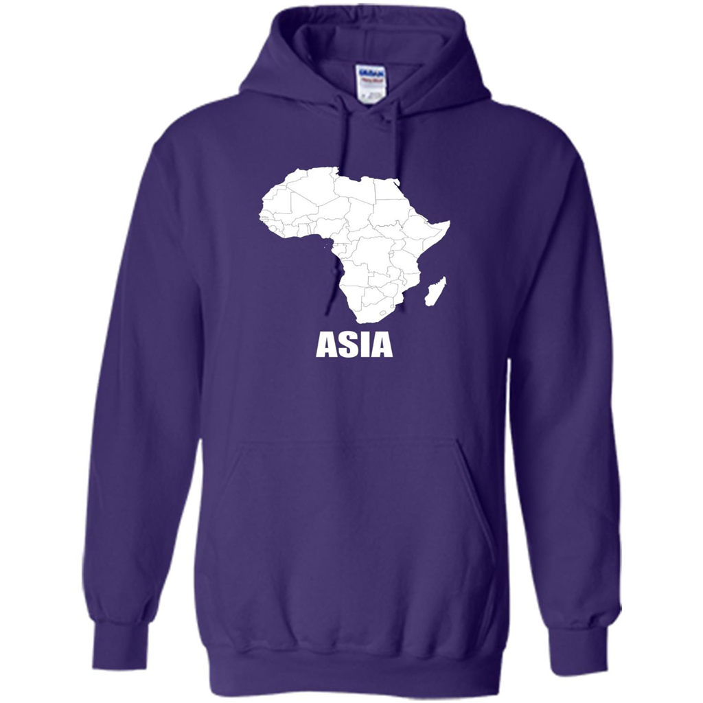 Africa Asia Funny t-shirts - Humor T-shirts Purple