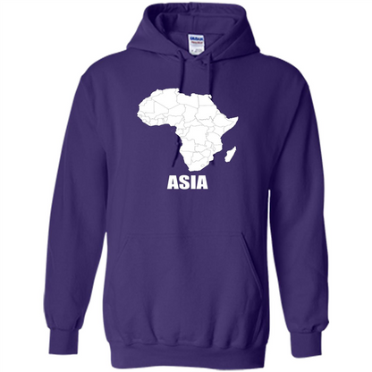 Africa Asia Funny t-shirts - Humor T-shirts Purple