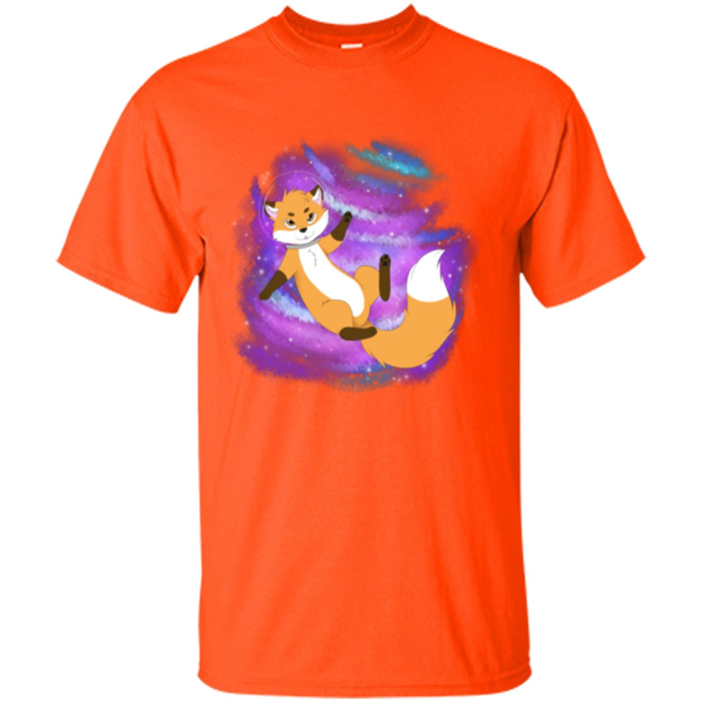 Space Fox T-shirt Orange