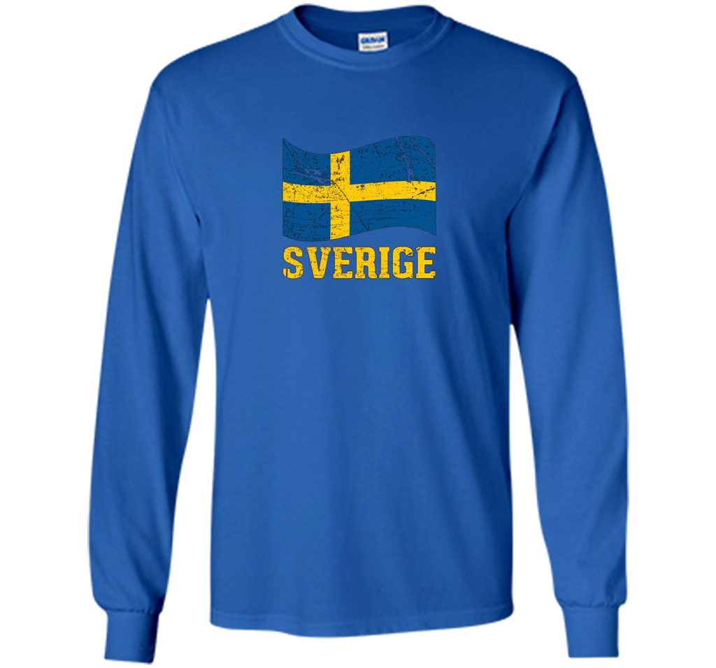 Swedish Flag, Sverige Souvenir Vintage T-Shirt t-shirt Royal