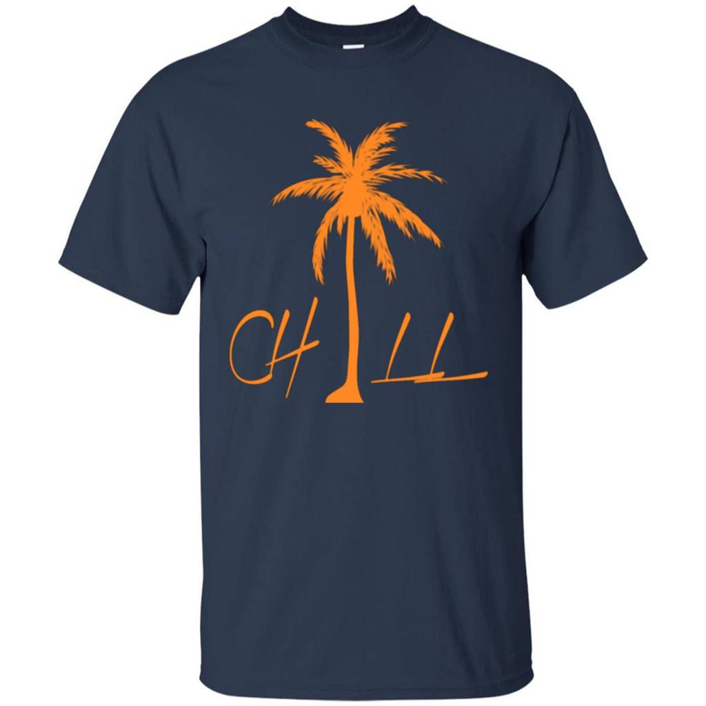 Chill T-shirt Summer Gift T-shirt Navy