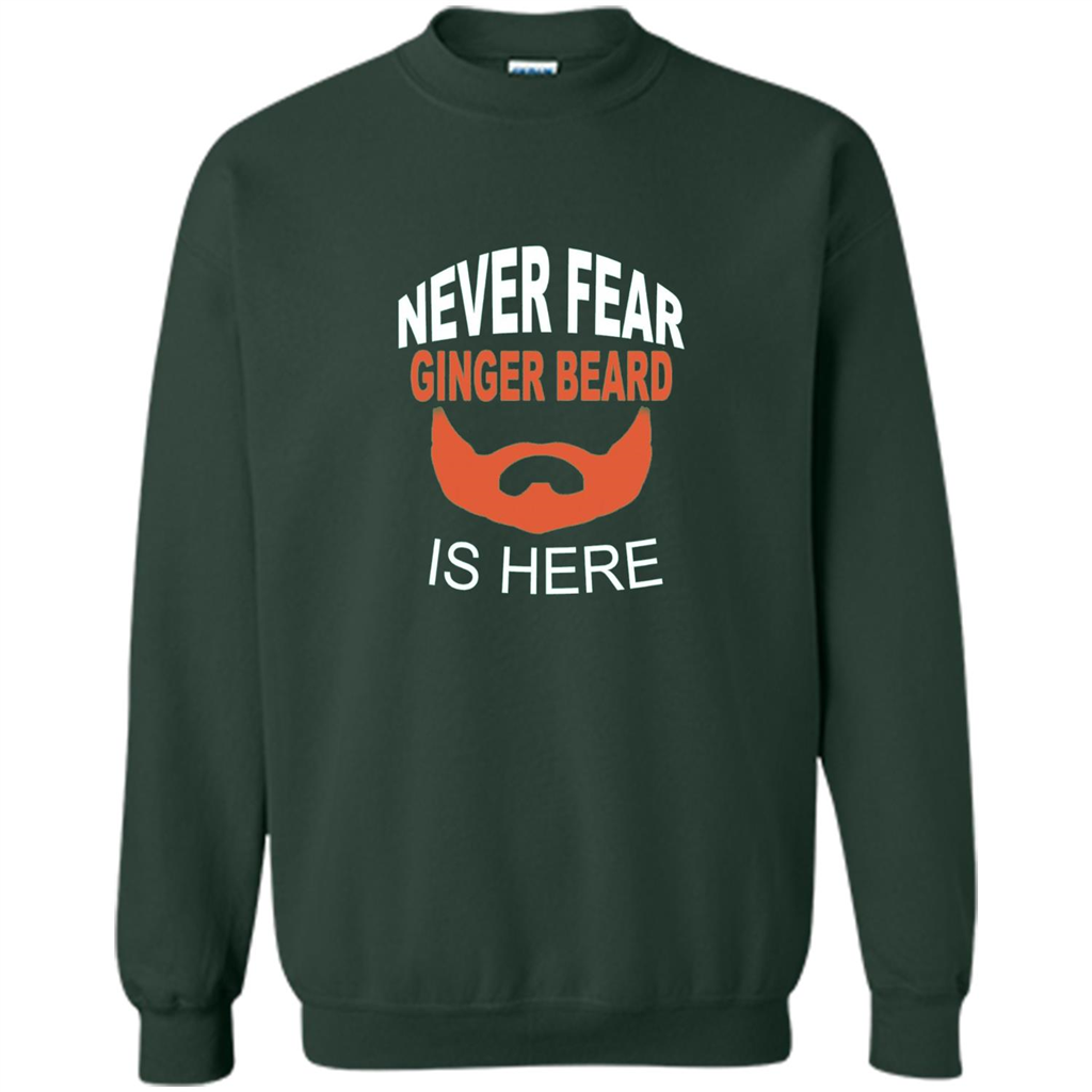 Funny Beard T-shirt Never Fear Ginger Beard Is Here