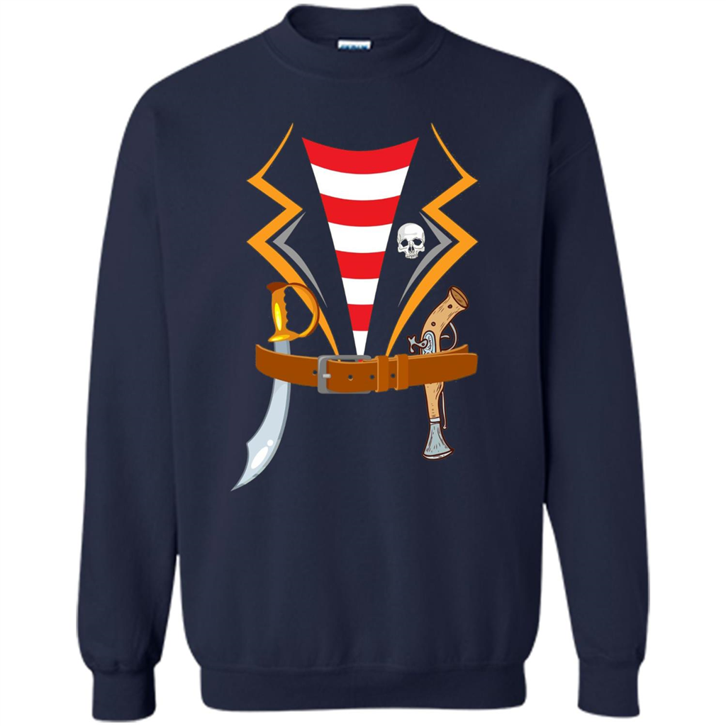 Pirate Costume T-shirt Halloween Gift T-shirt Navy