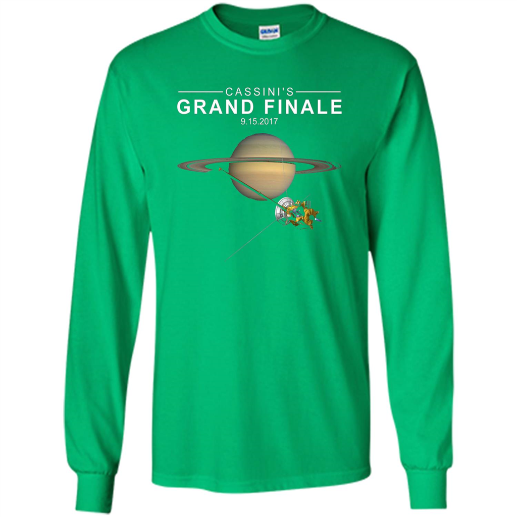 Cassini Grand Finale Space T-shirt Irish Green