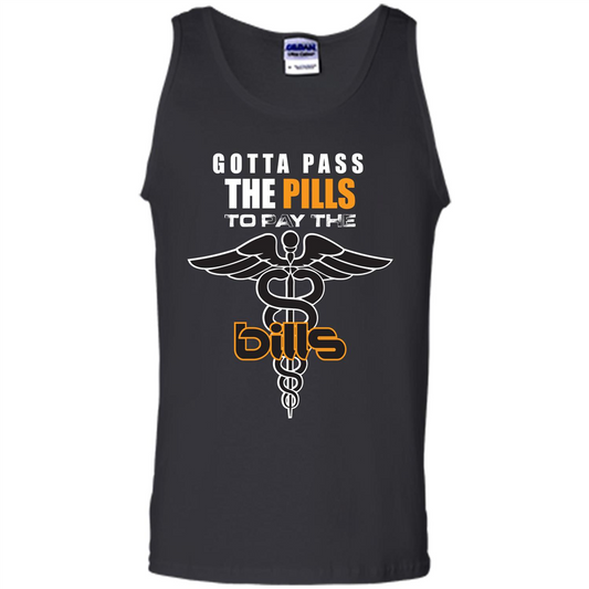 Nurse T-shirt Gotta Pass The Pills To Pay The Bills Black