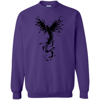 Black Phoenix T-shirt Purple