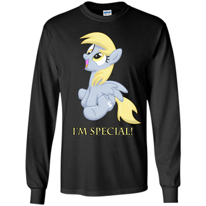 Cartoon Character T-shirt I'm special Black