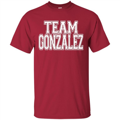 Team Gonzalez T-shirt Cardinal