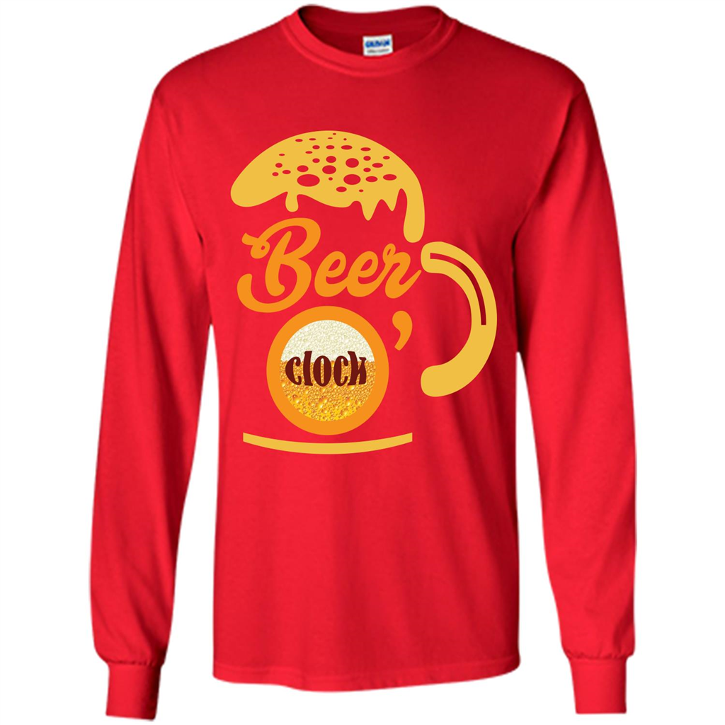 Beer T-shirt Beer O’clock Red