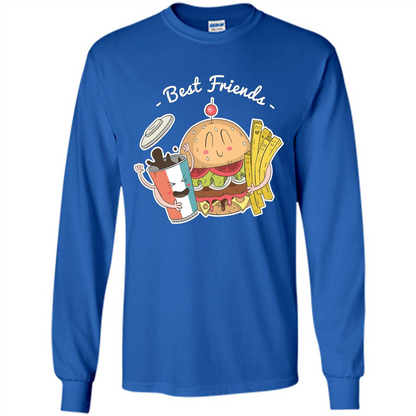 Burger Lover T-shirt Best Friends Delicious Royal