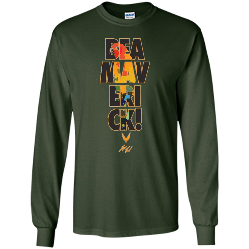 Be A Maverick T-shirt Forest Green