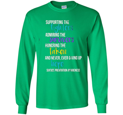 Vintage Suicide Prevention Awareness T-Shirt Distressed t-shirt Irish Green