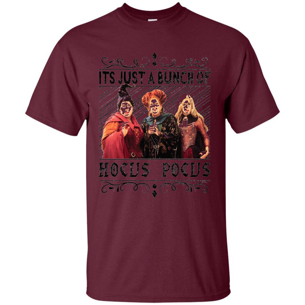 It'S Just A Bunch Of Hocus Pocus Halloween T-shirt Maroon