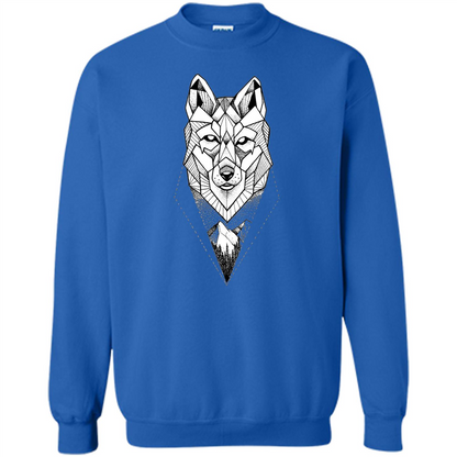 Wolf Moon Mountain Dreamcatcher Bohemian Spirit T-shirt Royal