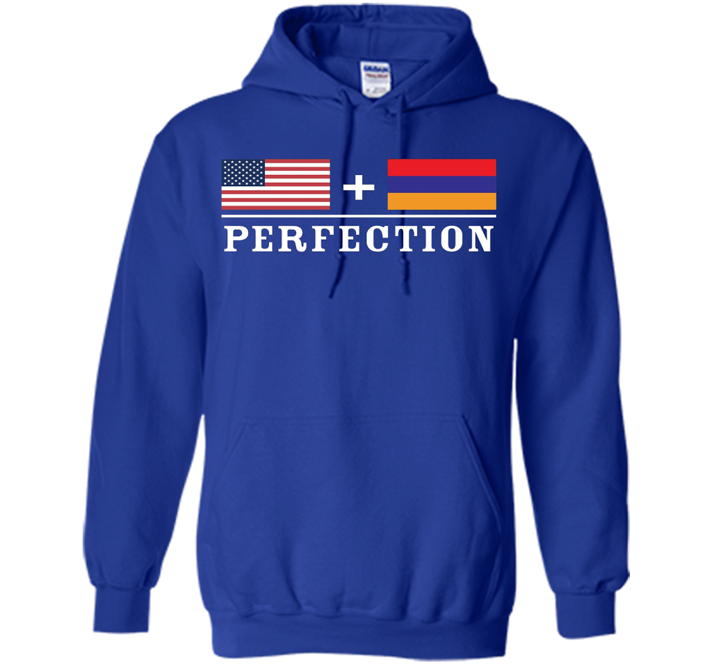 American + Armenian = Perfection Flag T-Shirt t-shirt Royal