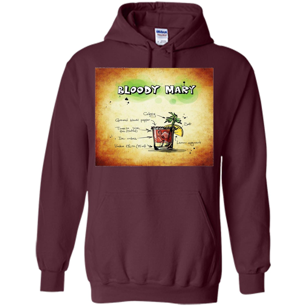 Bloody Mary Drink Recipe Alcohol Liquor Bartender T-shirt
