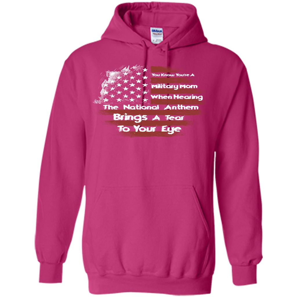 Military Mom. You Know You're A Military Mom When T-shirt Heliconia
