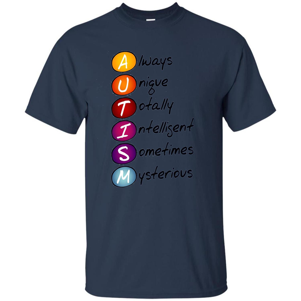 Autism Awareness Definition T-shirt Navy