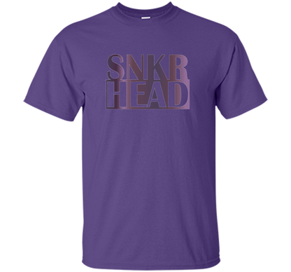 Sneaker Head Eggplant Foams T-shirt Purple