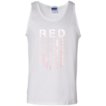 Red Friday - Remember Everyone Veteran Deployed T-shirt White