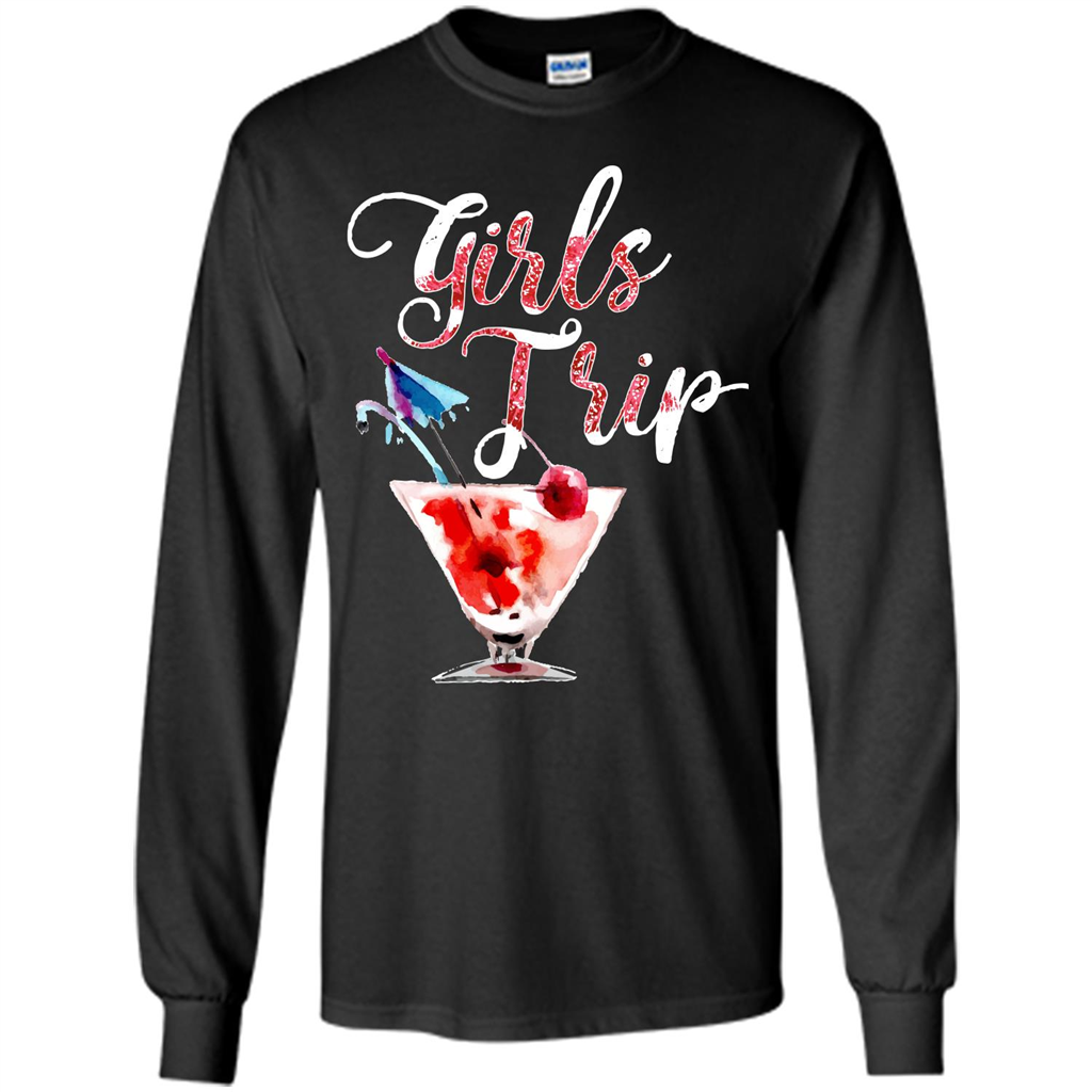 Wine T-shirt Girls Trip Wine Girls Black