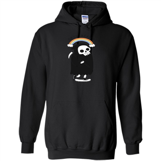 Grin Reaper Rainbow T-shirt Black
