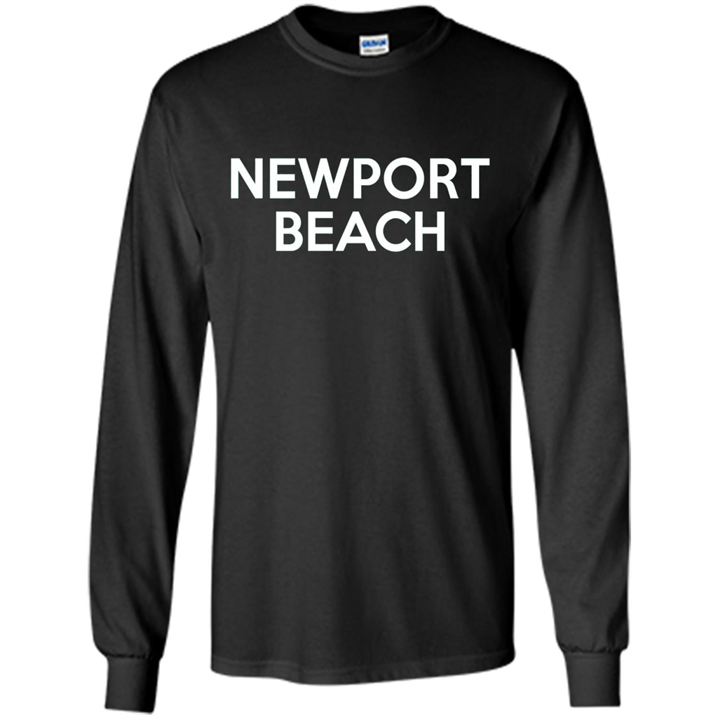 Newport Beach - California T-shirt Black