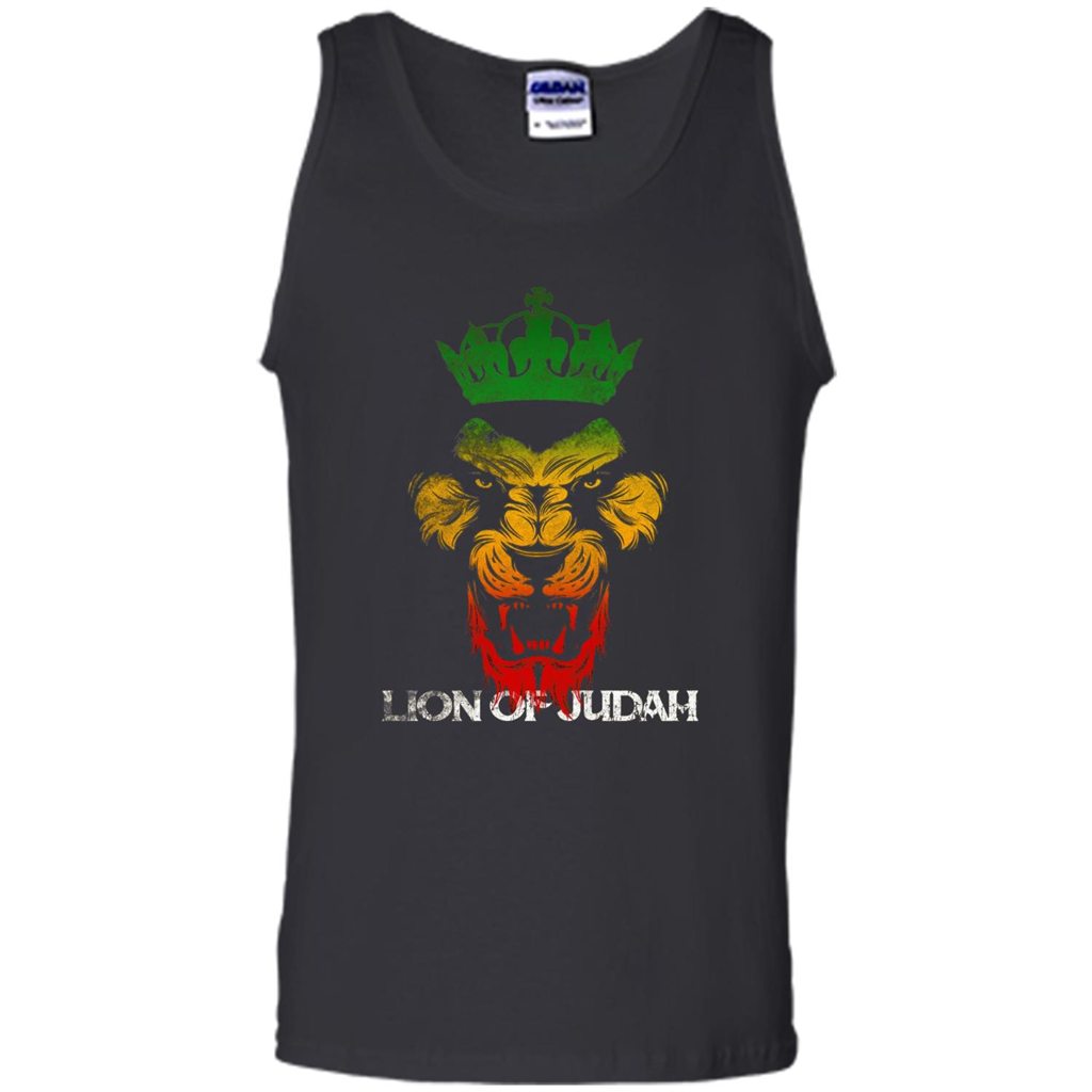 Lion Of Judah Rasta Reggae Roots T-shirt Black
