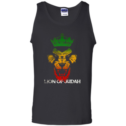 Lion Of Judah Rasta Reggae Roots T-shirt Black