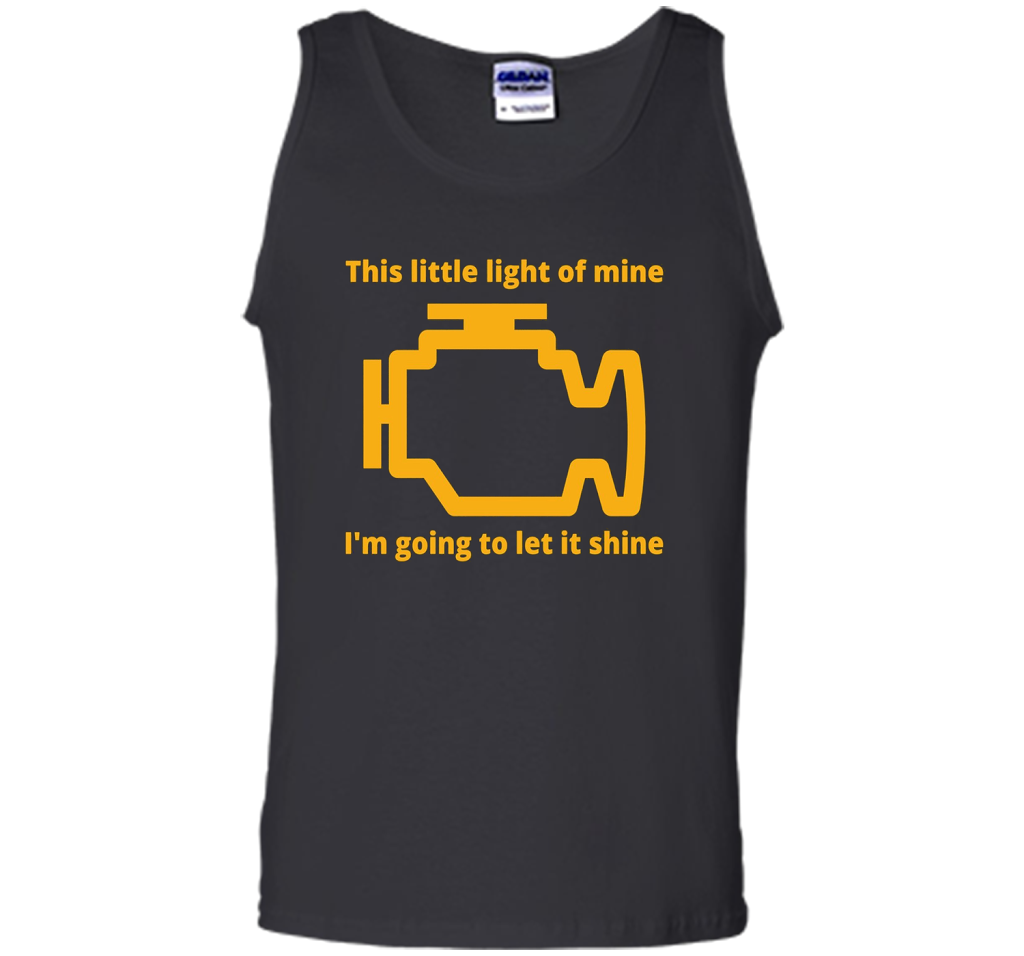 This Little Light of Mine - Check Engine Light T-shirt Black S