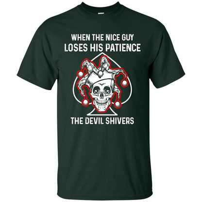 Jocker T-shirt When The Nice Guy Loses His Patience Forest Green