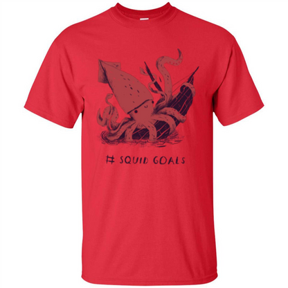 Squid Goals T-shirt Squad Goals T-shirt Red