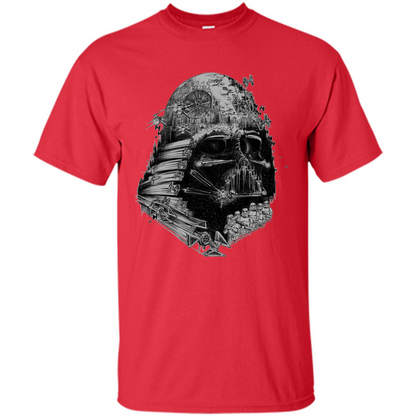 Movie T-shirt Darth Vader Build The Empire Graphic T-shirt Red