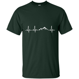 Mountain Lover T-shirt My Heart Beats For The Mountains