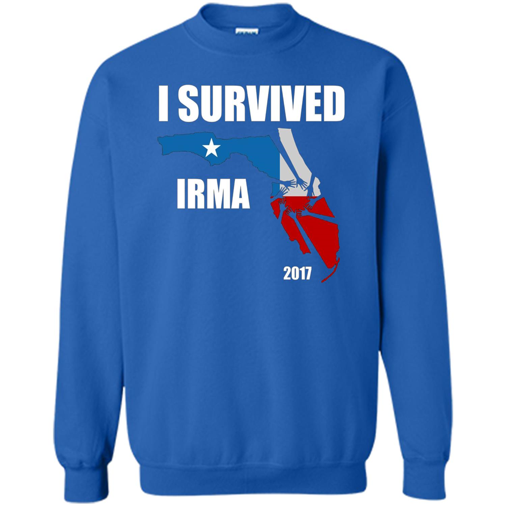 I Survived Hurricane Irma 2017 T-shirt Royal