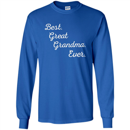 Best Great Grandma Ever T-shirt
