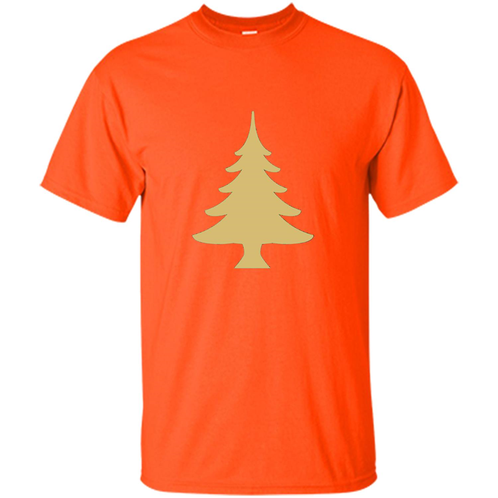 Christmas Tree T-shirt Xmas Tree T-shirt Orange