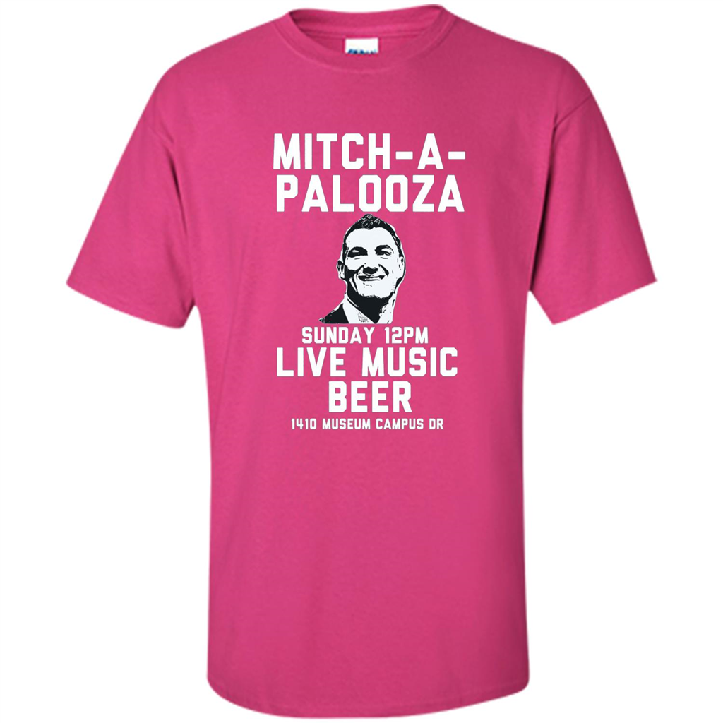 Mitch-a-palooza Live Music Beer T-shirt Heliconia