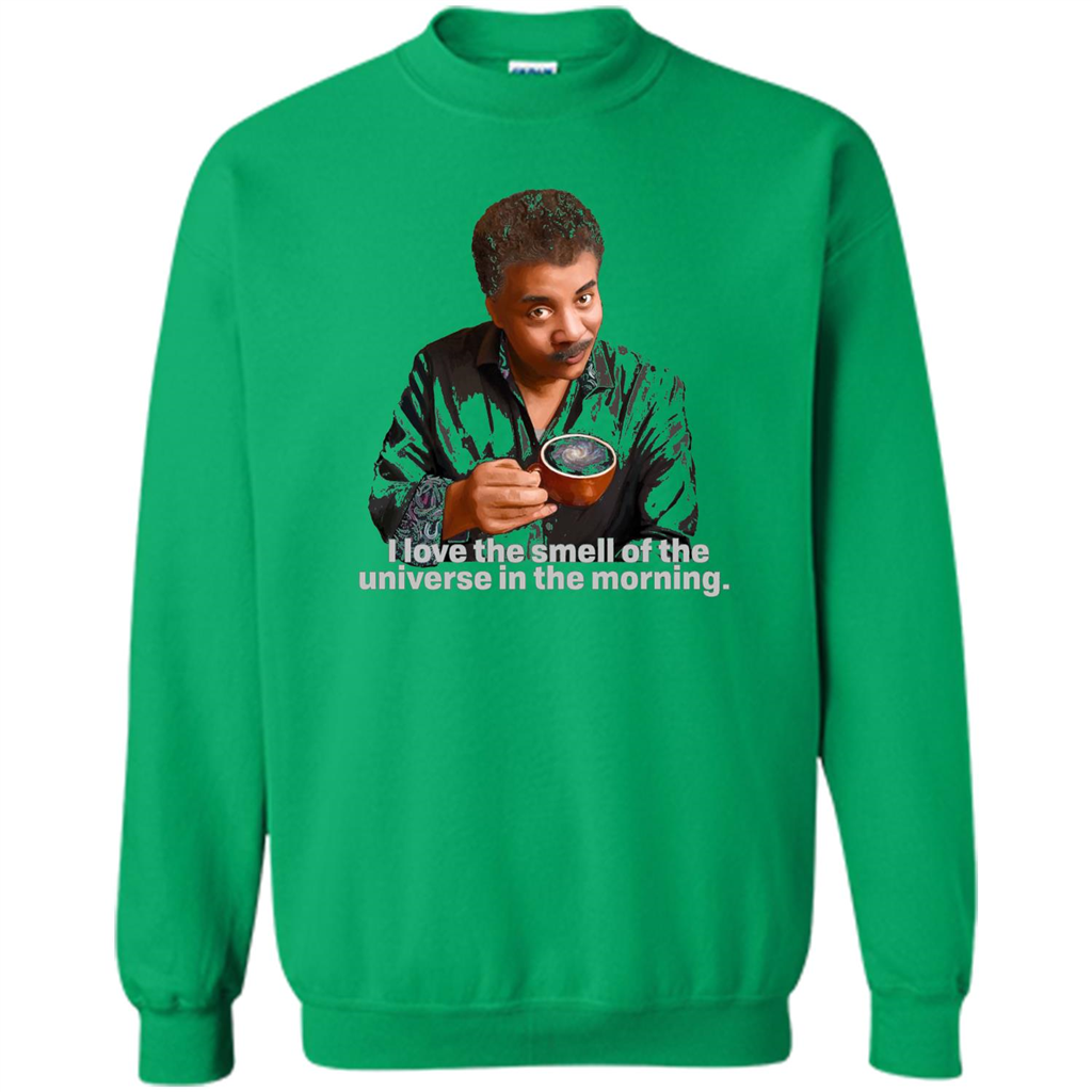 Neil Degrasse Tyson I Love The Smell Of The Universe T-Shirt Irish Green