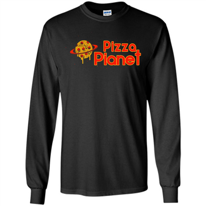 Pizza Lover T-shirt Pizza Pianet Black