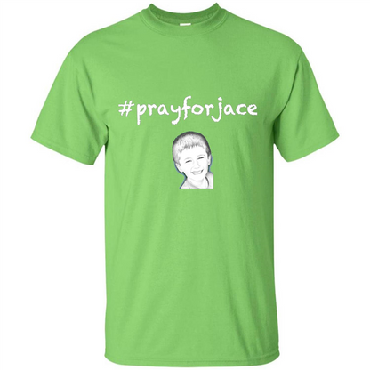 Pray for Jace T-shirt Lime