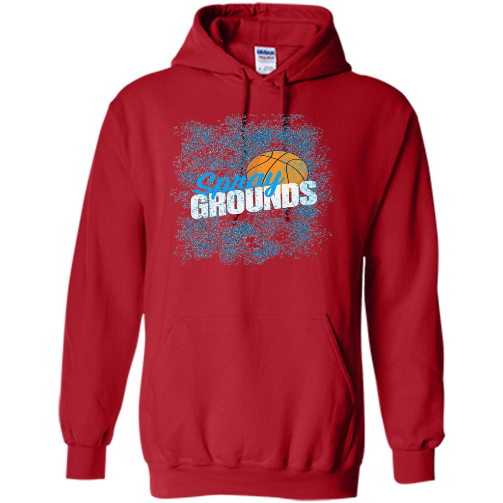 Basketball Lover T-shirt Spray Grounds T-shirt Red