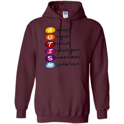 Autism Awareness Definition T-shirt Maroon