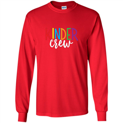 Cute Kindergarten Teacher Team T-shirt Red