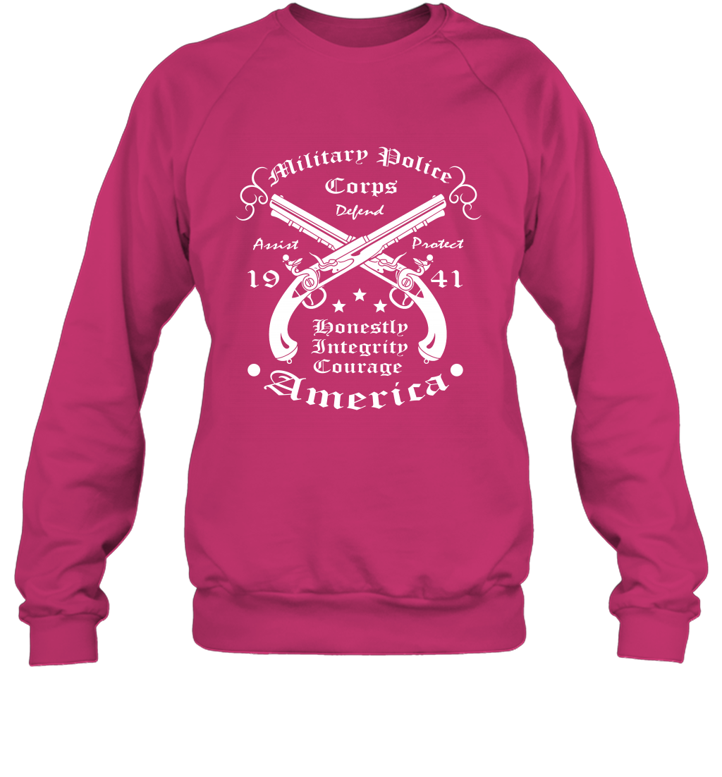 Military Police America Shirt Sweatshirt Sweatshirt Heliconia