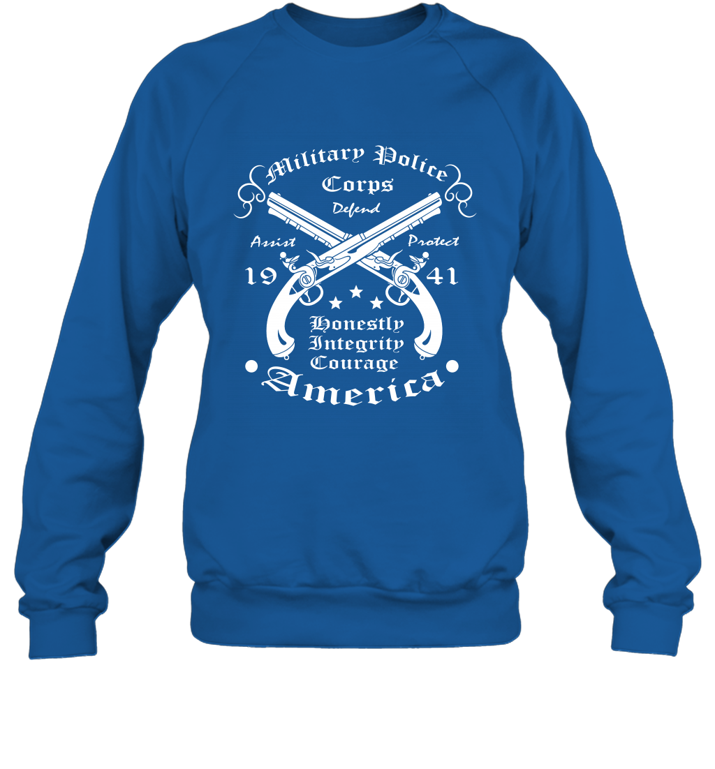 Military Police America Shirt Sweatshirt Sweatshirt Royal