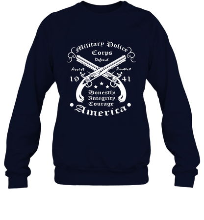 Military Police America Shirt Sweatshirt Sweatshirt Navy