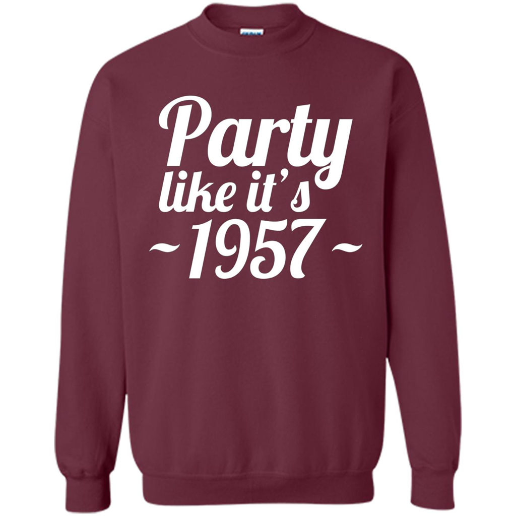 Party Like It's 1957 T-shirt Maroon