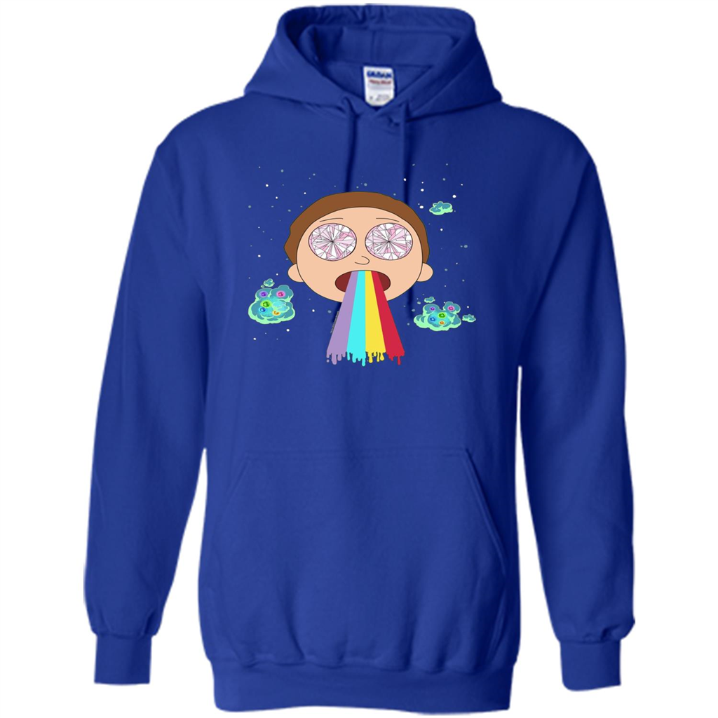 Cartoon Lovers T-shirt Space Morty Royal