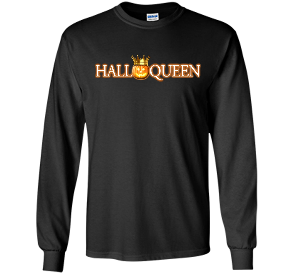 Halloween T-Shirt Halloween Pumpkin Queen T-shirt Black